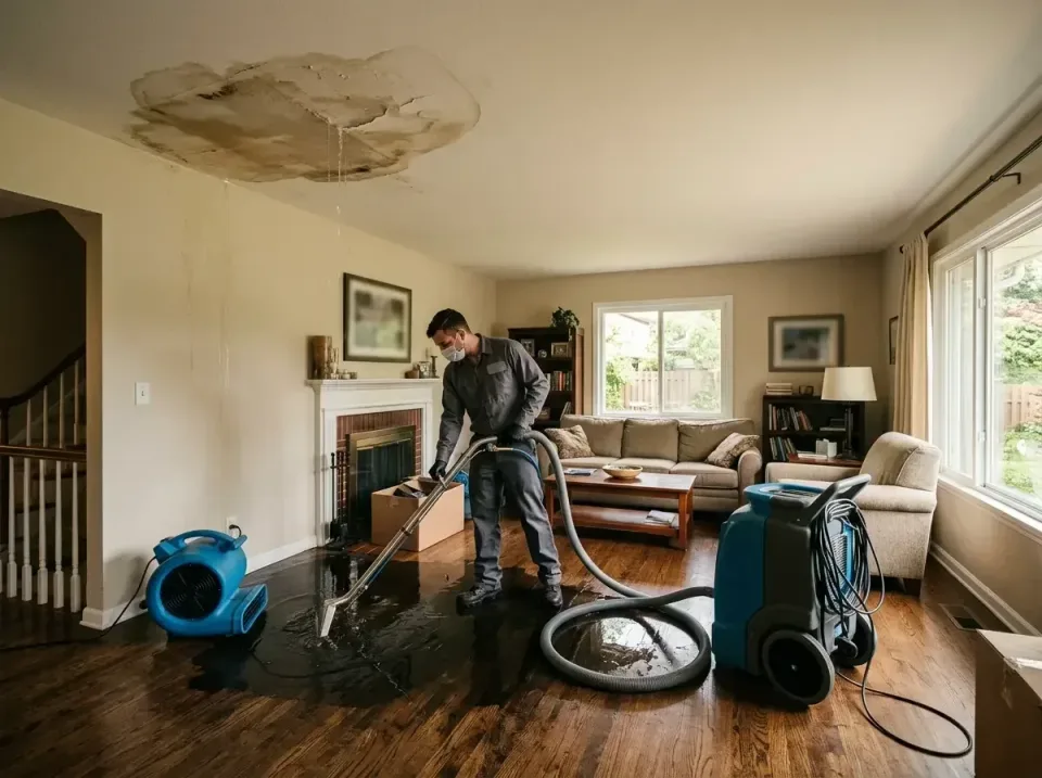 attic-pipe-burst-ceiling-drip-008 — frequently asked questions, Water Damage Restoration & Carpet Care in Hartland, WI